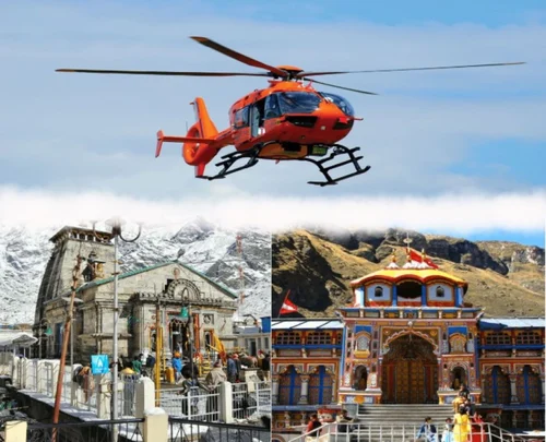 Do Dham Yatra by Helicopter