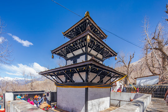 Muktinath temple in Nepal adventure tour package